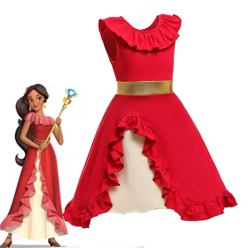 

Disguise Ariel Belle Dress Princess Christmas Dress Party Gown Aurora Jasmine Mulan Rapunzel Merida Elena Infant Communion Child
