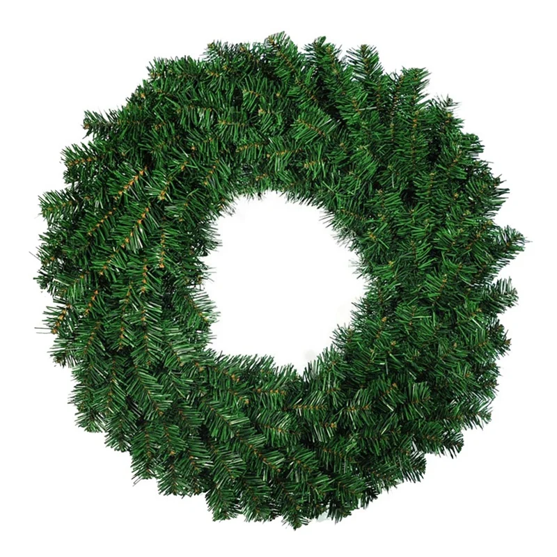 

1 Pcs 50cm Artificial Pine Wreath Garland for Front Door Window Fireplace Christmas Decoration