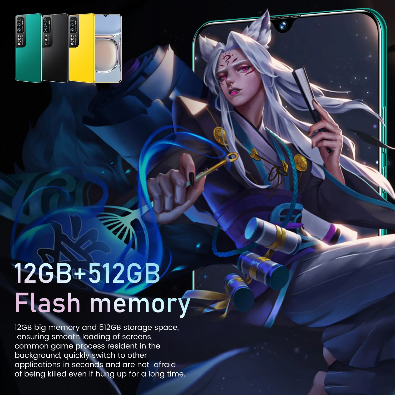 Глобальная версия смартфона Vesion M3Pro 12 Гб RAM 512 ГБ ROM 3G 4G 5G Celulares Desbloqueados Android