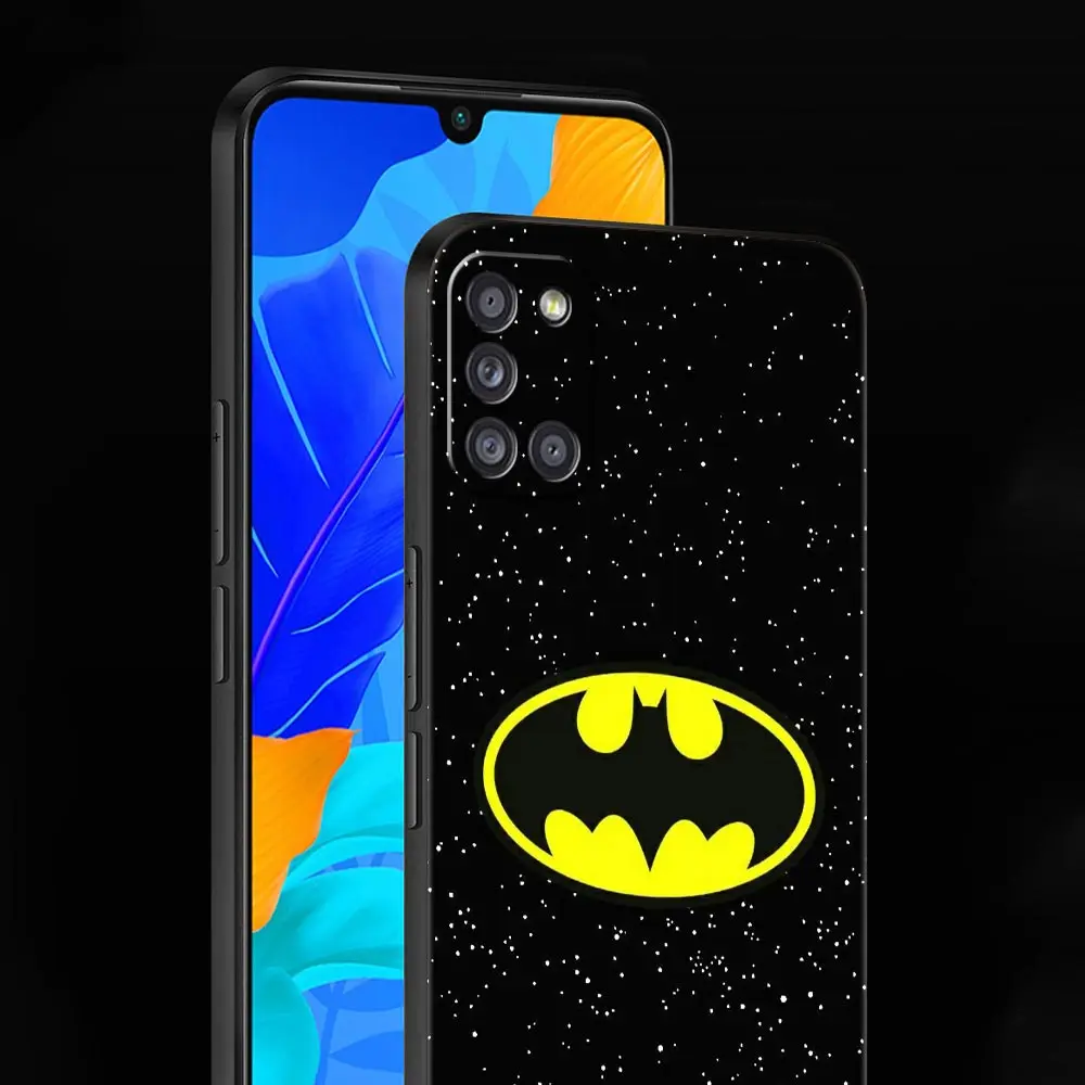 Классный чехол для телефона с логотипом Бэтмена Samsung Galaxy A51 A12 A21s A71 A31 A52 A32 Φ A02s A72 A11