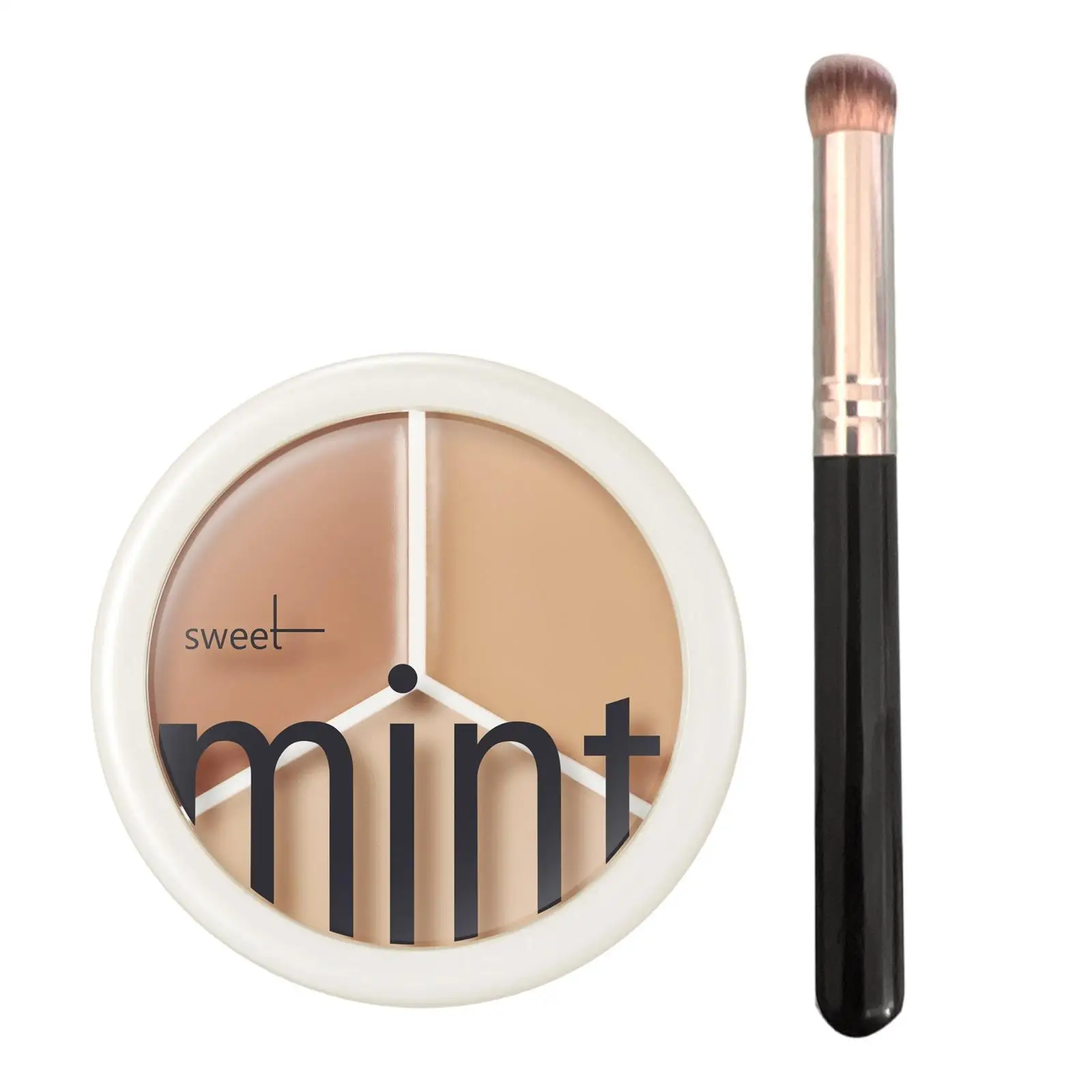 

Кисть для консилера, мягкие синтетические волосы, профессиональная косметика, косметические инструменты для женщин, косметическая пудра, р...