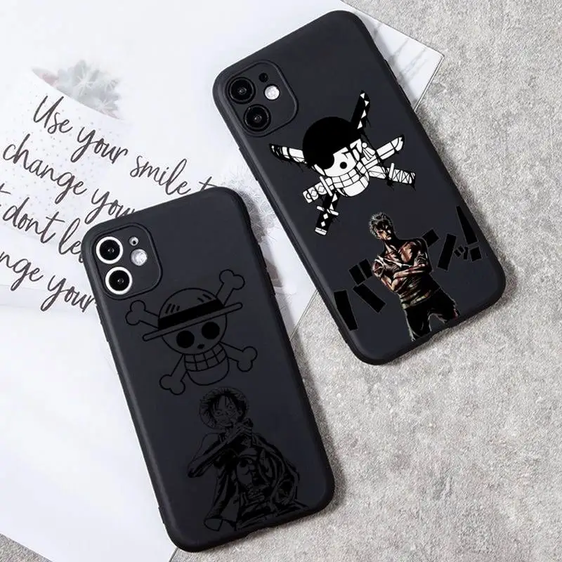 

Anime One Piece Monkey D Luffy Roronoa Zoro Phone Case For iphone 15 14 Plus 13 12 Mini 11 Pro XS Max X XR Cover