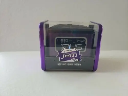 

Jam ZZZ Bluetooth Speaker Bedside Sound System AM FM Alarm Clock (J2)