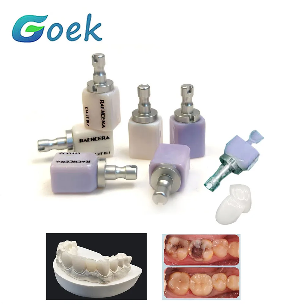 5 шт./пакет стоматологические стеклянные керамические блоки дисиликат лития C14 B40