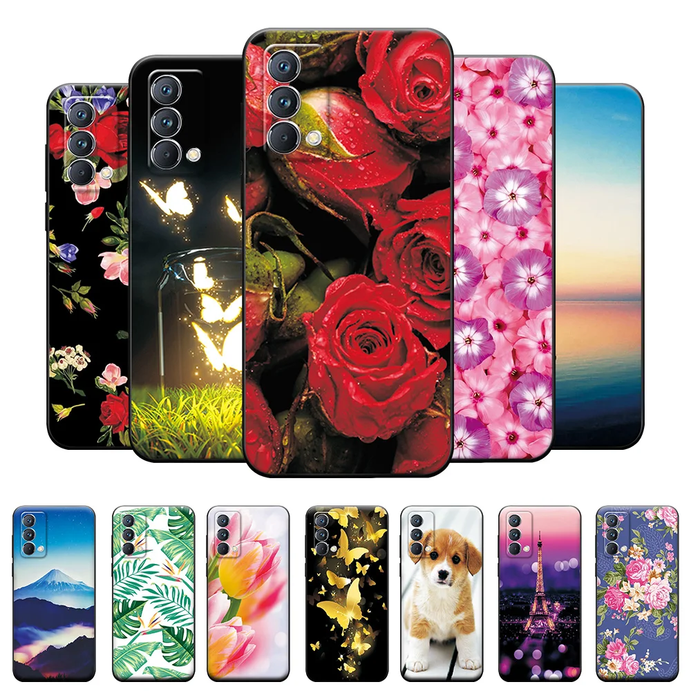 Чехол для Oppo A74 4G CHP2219 с защитной крышкой из мягкого силикона TPU для телефона Oppo A74 A 74 футляр Coque на.