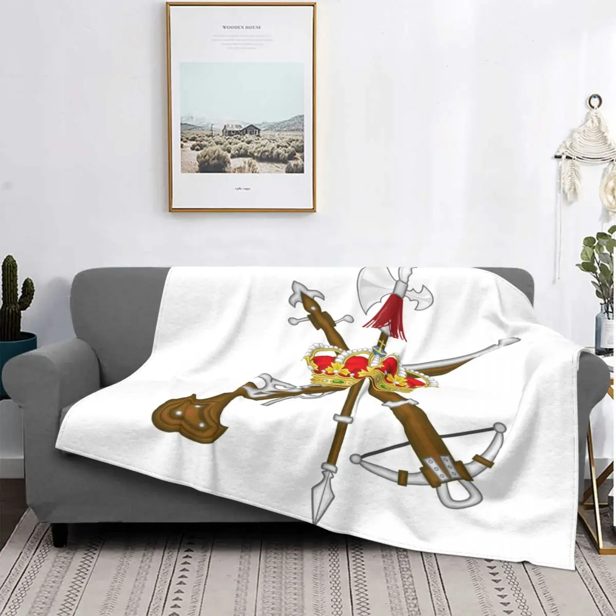 

Мягкое фланелевое одеяло с надписью «Emble Of The Spanish Legion»