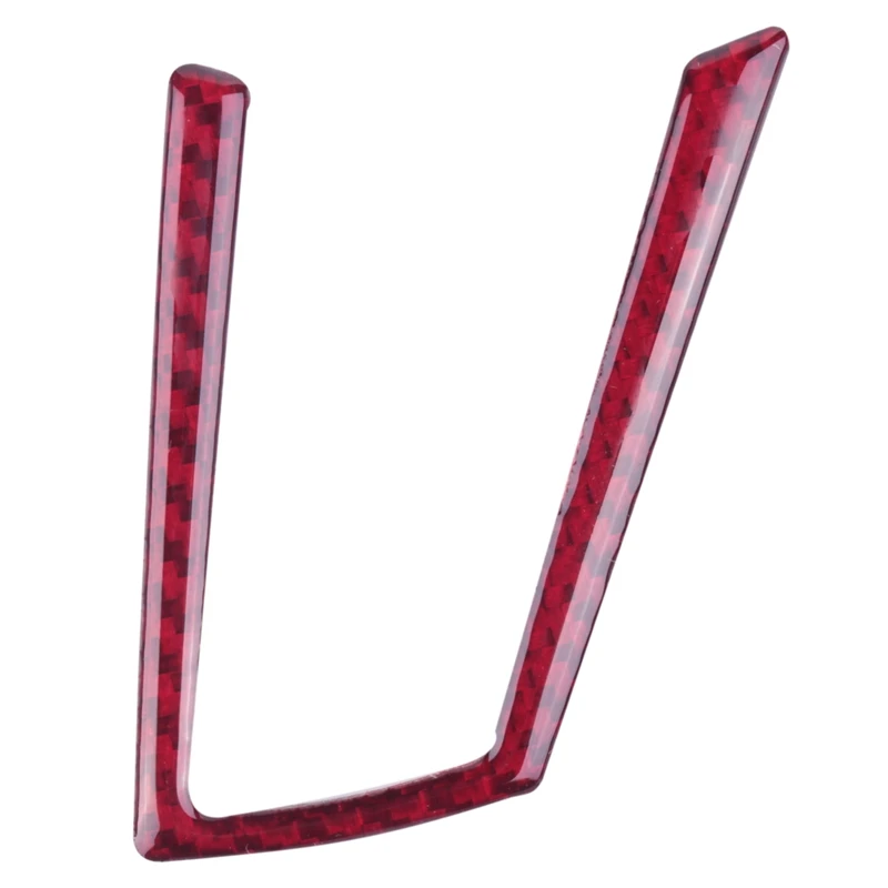 Для Mazda MX-5 Miata Roadster 2016 + MX5 ND крышка кнопки на руль красная наклейка из углеродного