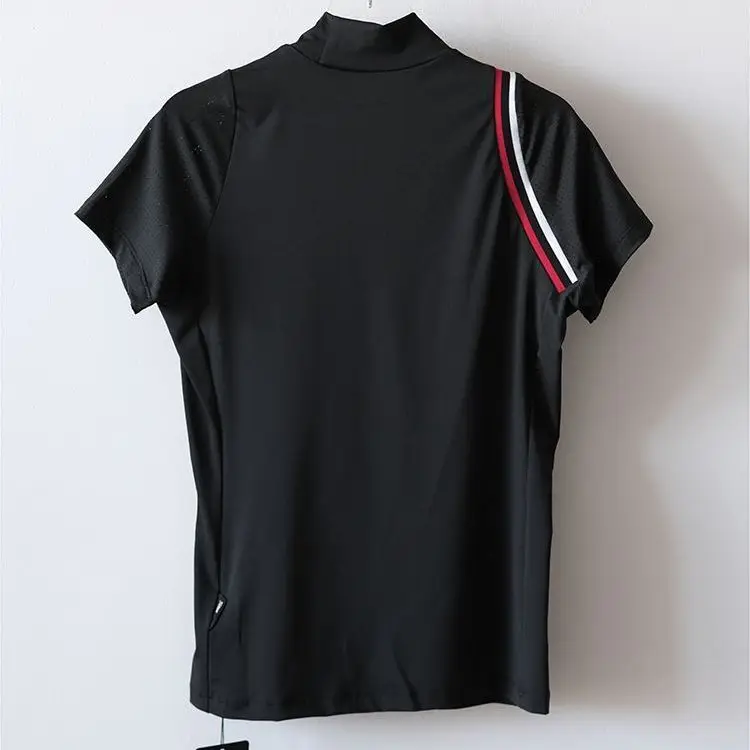 Women's Golf Clothing Top and Skirt Golf Suit Comfortable Golf Shirts Short-sleeved Pleated Skirt Anti-light Golf Golf Skirt