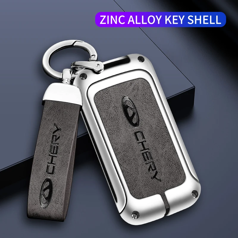 

Car Key Case Shell Car Emblem Keychain Ring For Chery Tiggo 7 PRO 5 2 3 8 5X 3X QQ fulwin Arrizo A1 A3 A5 T11 Amulet M11 Eastar