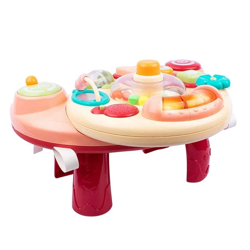 

FBIL-Baby Activity Table 6 To 12-18 Months, 3 In 1 Musical Learning Table Baby Activity Center For Boys Girls 1 Year Old