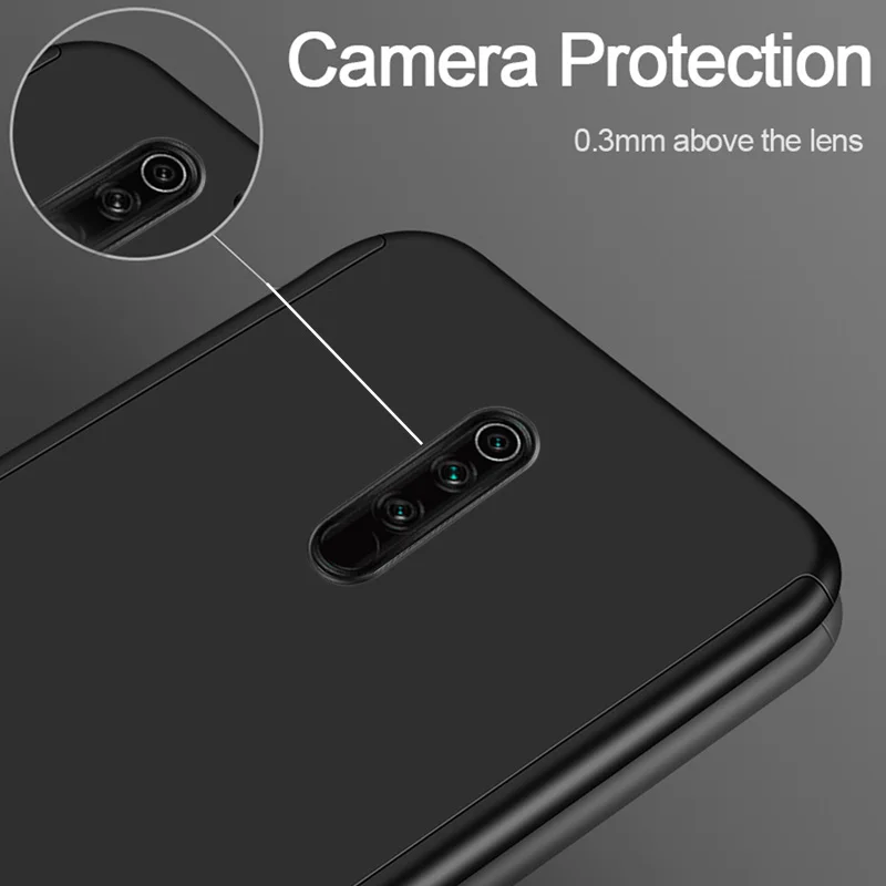 360 Full Cover Shockproof Protective Case For Xiaomi Redmi mi Note 10 Pro 9T A2 A3 mi 9 Lite 8 SE Note 8 7 5 6 Pro K20 4A 5A 6A