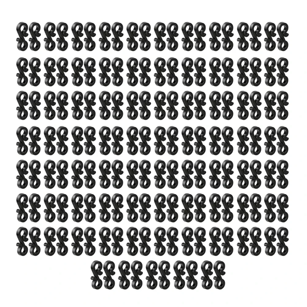 150 зажимов для наружного освещения крючки желоба S-образные зажимы светильников