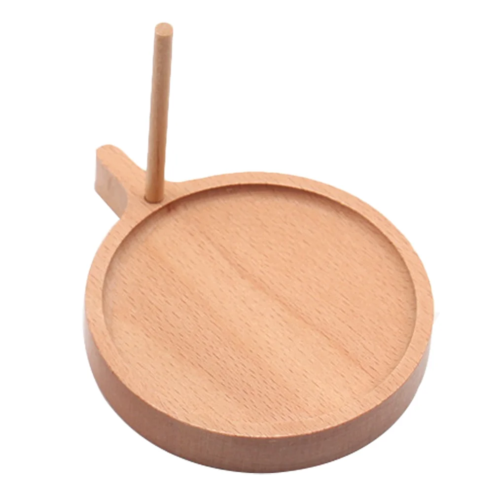 Держатель для вязания крючком кольцо из нитки шерстяная шпуля стойка пальцев