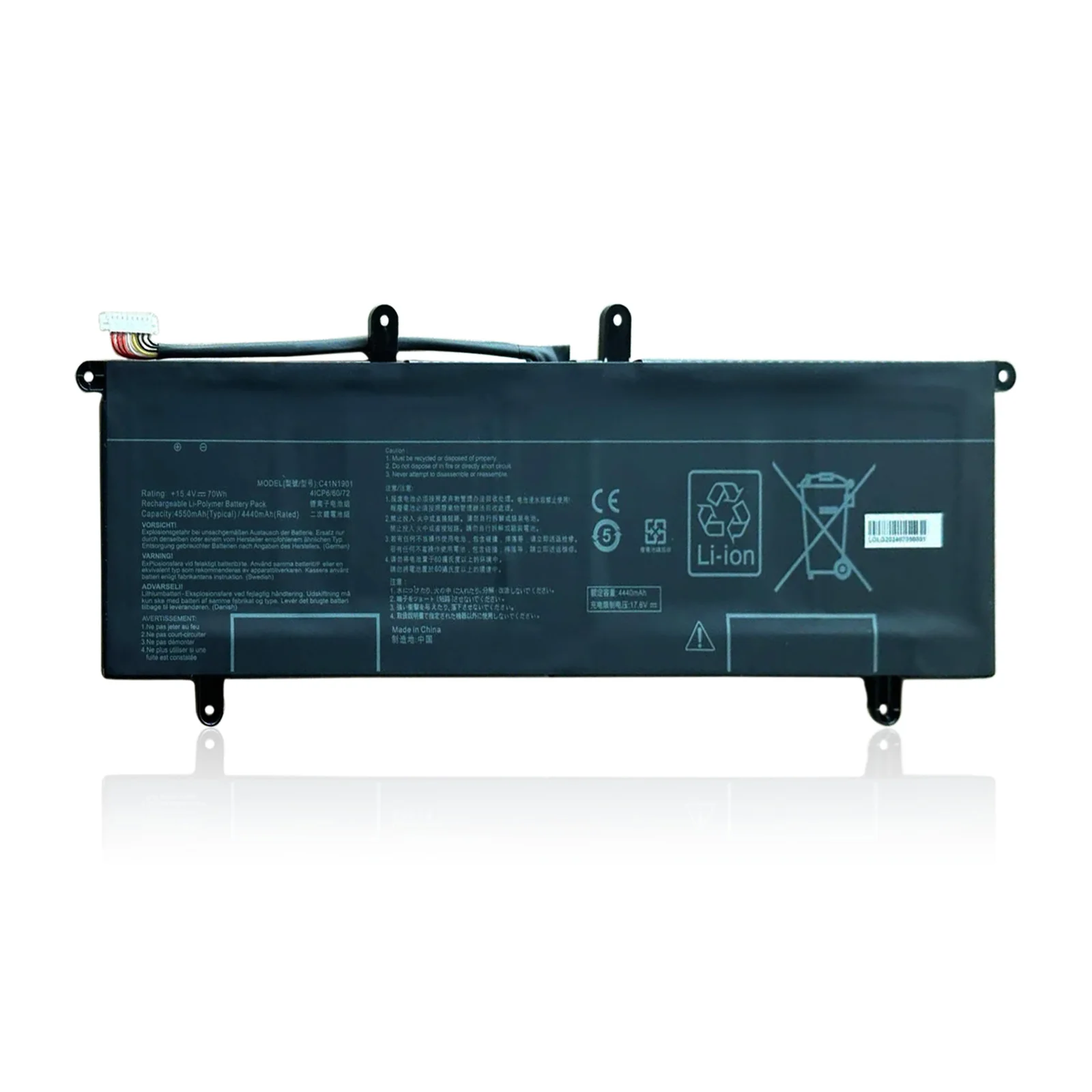 YOOFAN C41N1901 батарея для портативного Asus ZenBook DUO UX481 UX481F UX481FA