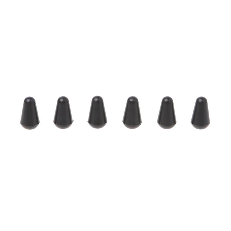 

6pcs Plastic Electric Guitar 3/5 Way Switch Knobs Tip Buttons Replacement