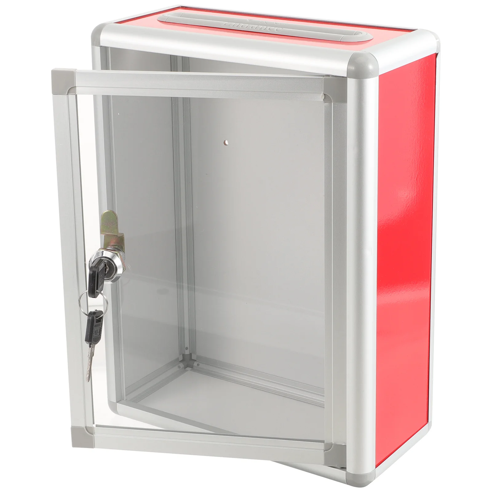 

Ticket Suggestion Container Lottery Holders Clear Letter Post Case Heart-shaped