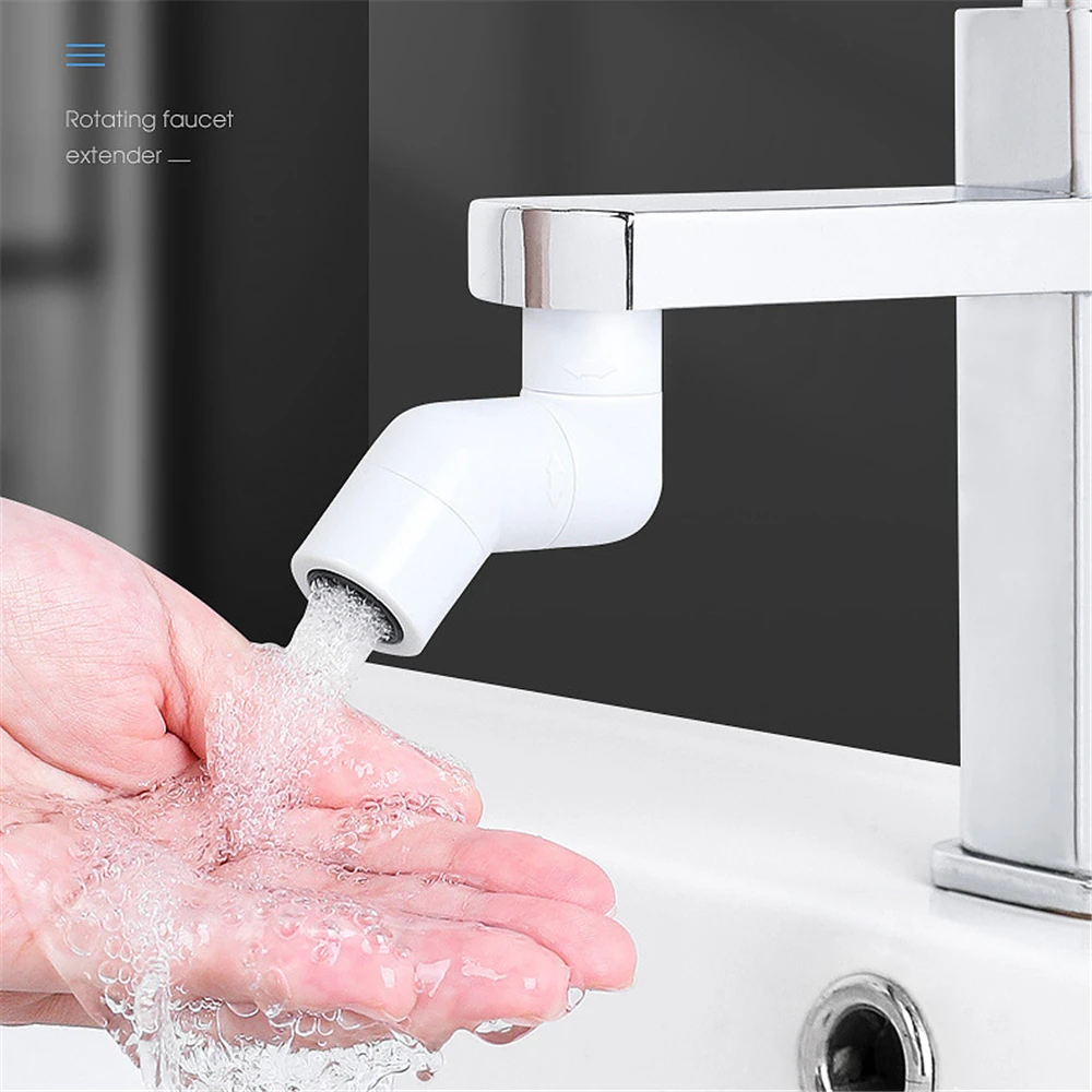 

720 Rotatable Universal Kitchen Splash Filter Faucet Sprayer Head Bathroom Tap Extender Adapter Foam Nozzle Sink Accessories