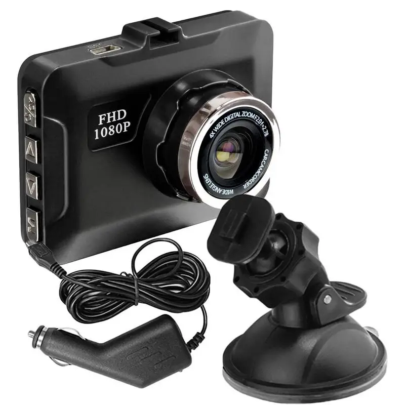 

HD 1080P Dashcam Car Dashboard Cam Recording Suction Cup Car Data Recorder With Language Switch Night Vision Mode 32GB