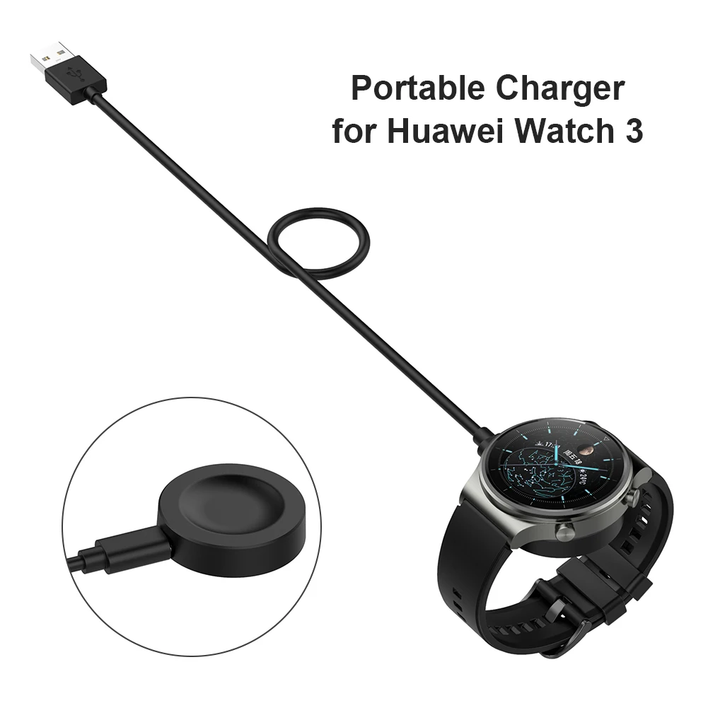 Зарядный кабель для Huawei Watch 3 Pro GT 2 ECG 1 м смарт-аксессуары носимые устройства