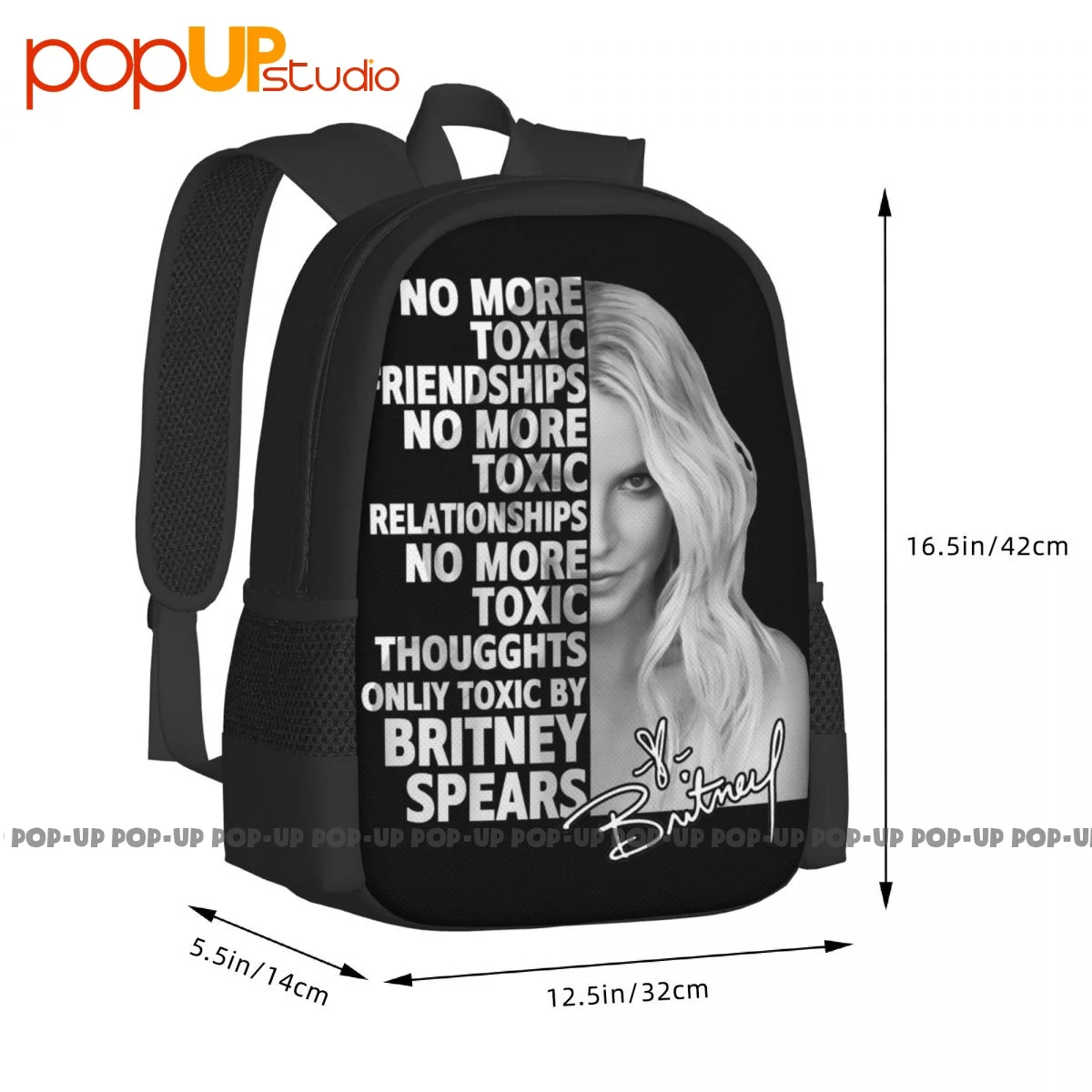 Экологичная школьная спортивная сумка Britney Spears (art.: 3920bee84edeb) - 3920bee84edeb