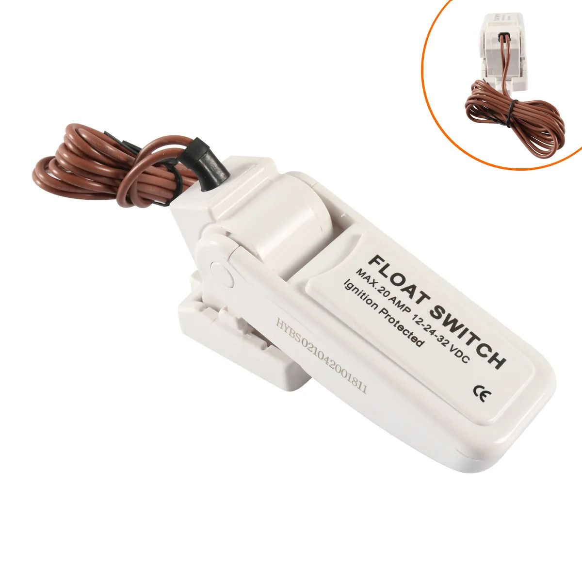 

Automatic Boat Bilge Pump Float Switch Moisture Tight Seals 12V 1100GPH 20A Ignition Protected Mercury