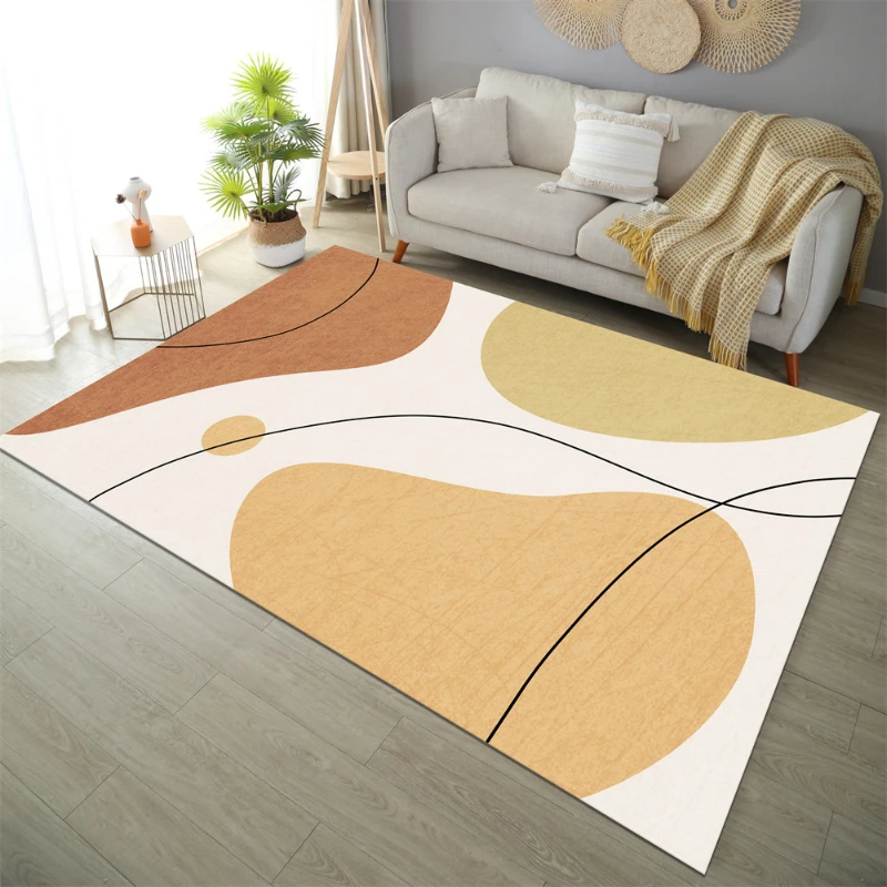 

Пушистые коврики в современном стиле для спальни, домашний декор, коврик с длинным ворсом, удобные комнатные коврики, легкие Роскошные ковр...