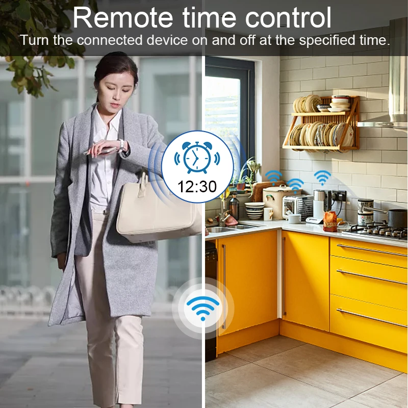 Умная розетка Tuya Zigbee 3 0 16 А 20 с таймером |