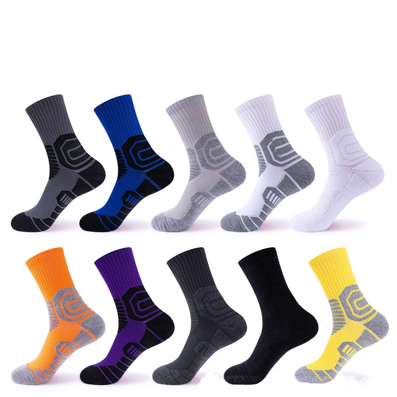 Basketball Ball Men Elite Socks Matching Long Tube Basketball Towel Bottom Sweat Absorbing Breathable  Professional Sports
