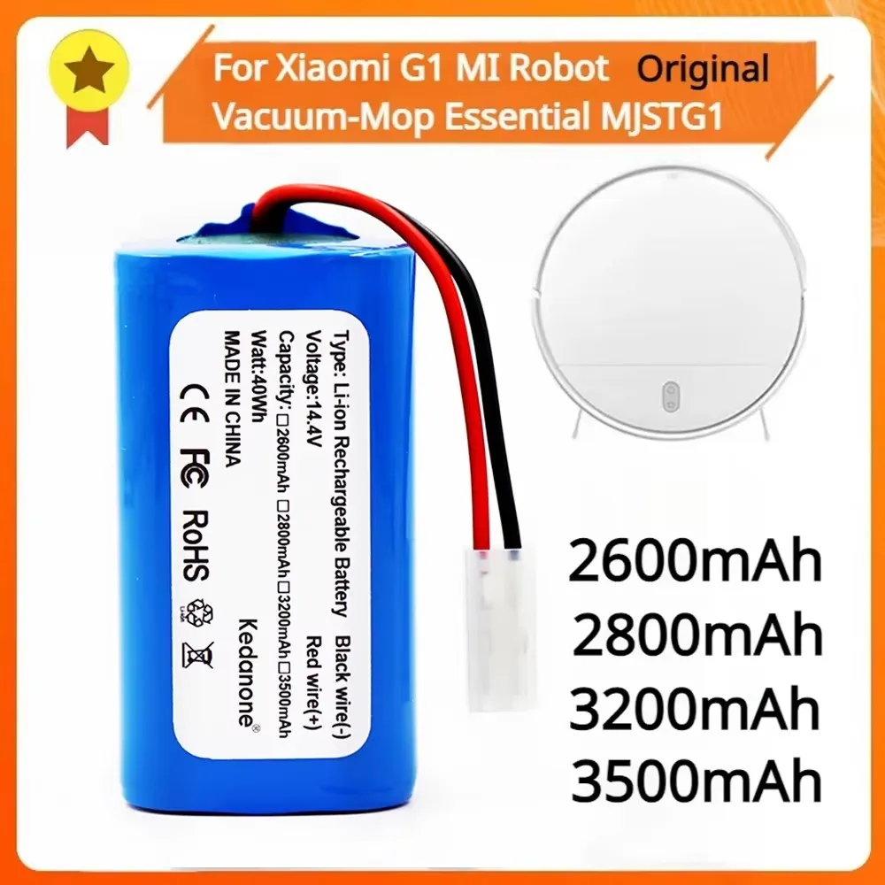 Фото H18650CH-4S1P 14,8 В 6800 мАч литий-ионный аккумулятор для робота-пылесоса XIAOMI MIJIA Mi Essential G1 MJSTG1, SKV4136GL R30 R35 №2