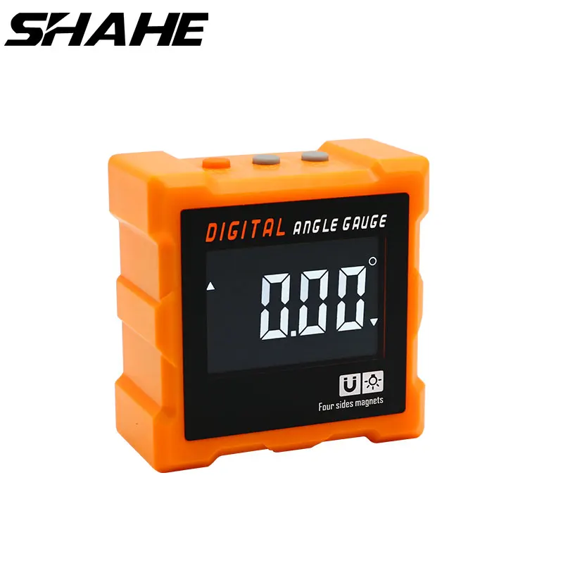 

SHAHE 360 Degree Electronic Protractor Inclinometer with 4-sides Magnets Digital Level Angle Finder Digital Angle Gauge