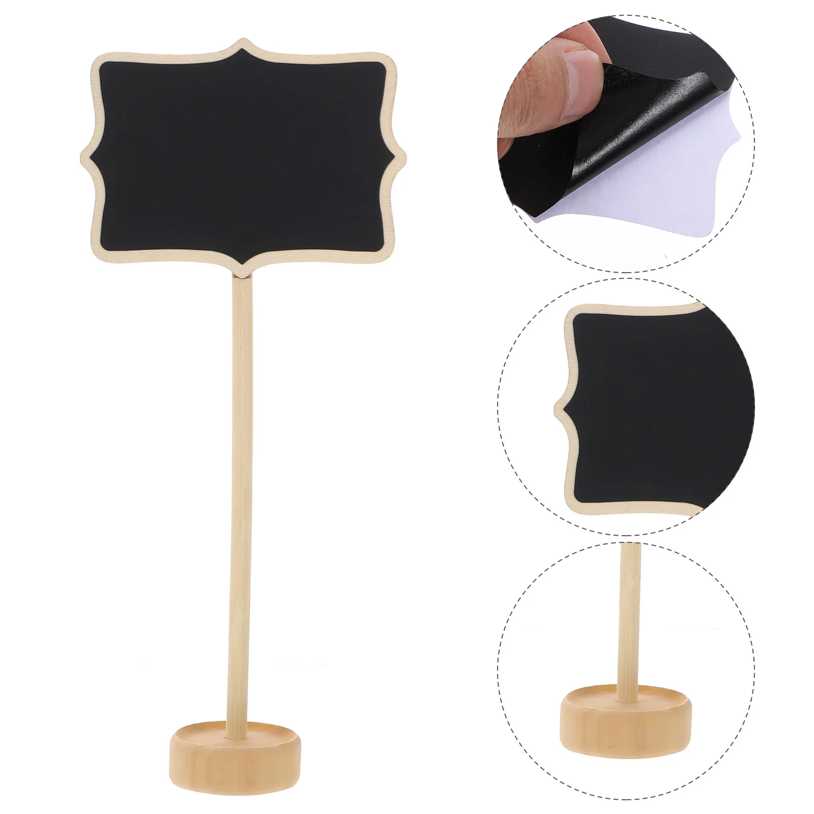 

1 Set Delicate Wedding Message Board Signs Mini Chalkboard Signs Blackboards