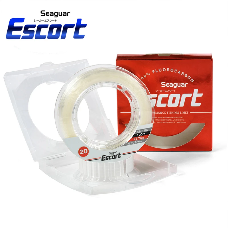 Леска рыболовная эскорт Seaguar 0 2-0 7 мм 56 фунтов 100% |