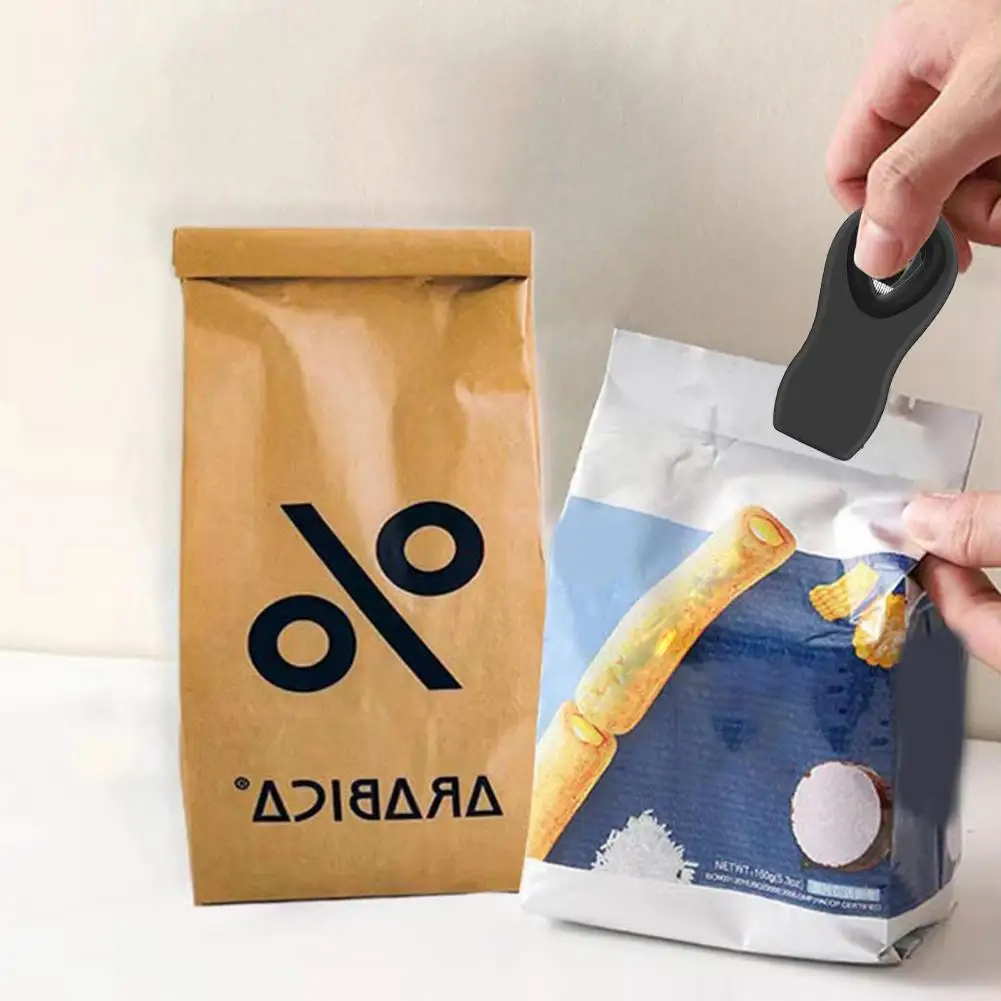 

Snack Clip for Bags 10pcs Magnetic Sealing Clips Strong Grip Hanging Hole Food Freshness Storage Solution for Snack Bags