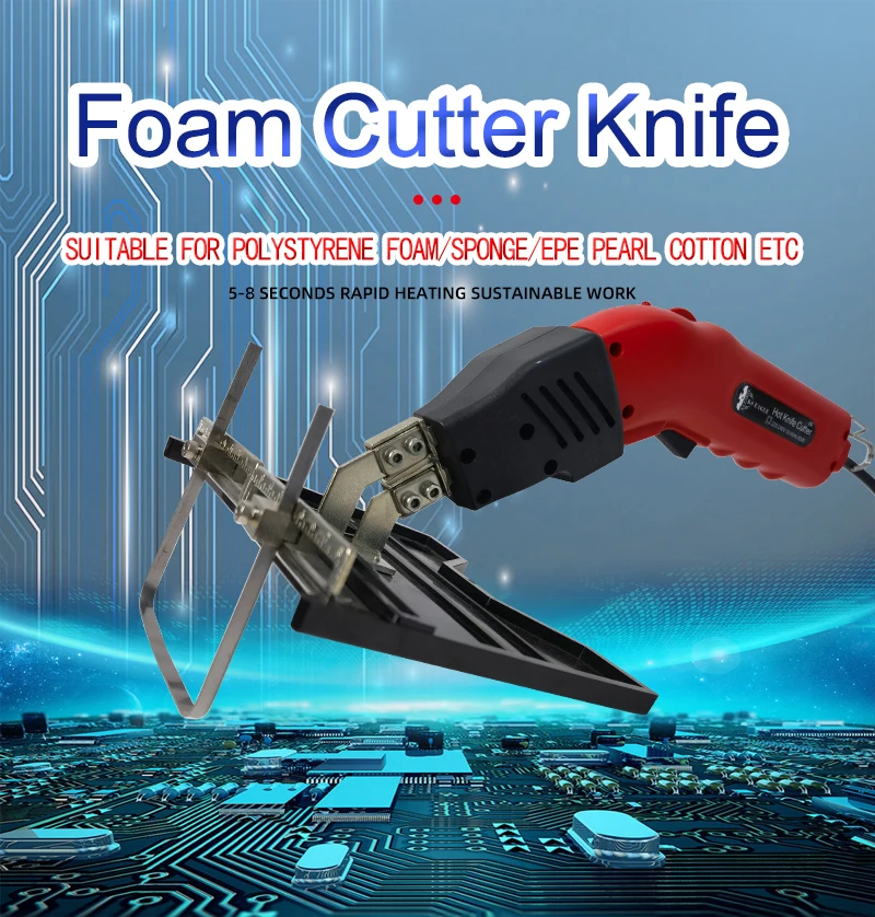 Electric Heating Knife Foam Cutter Polystyrene Foam Hot Knife Styrofoam Cutter EPS Cutting Tools Hot Wire Foam Cutter Machine