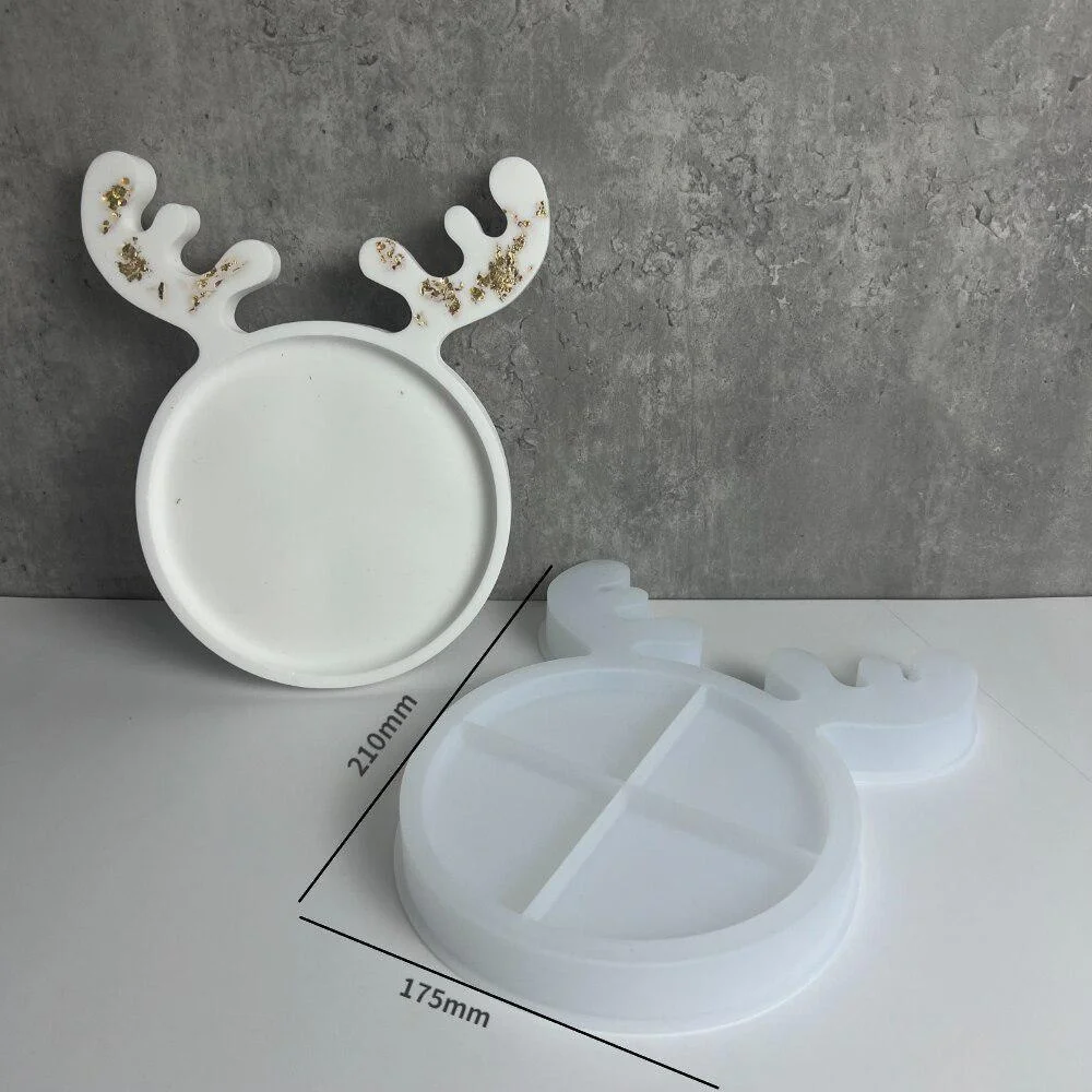 Рождественский лось в форме рога кота силиконовые формы ручная работа поделки