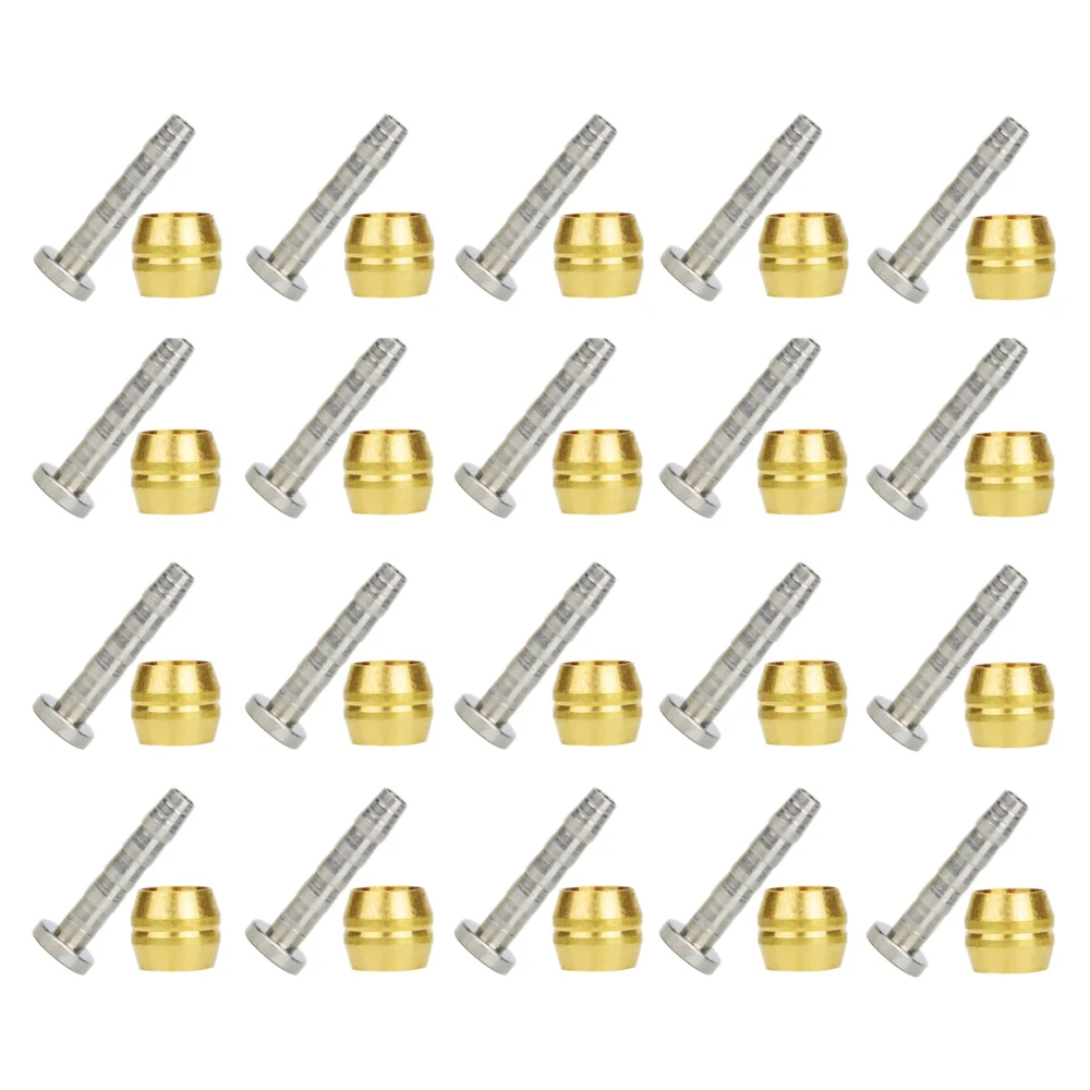 20 шт. комплект соединительных вставок из оливковой латуни для велосипедного