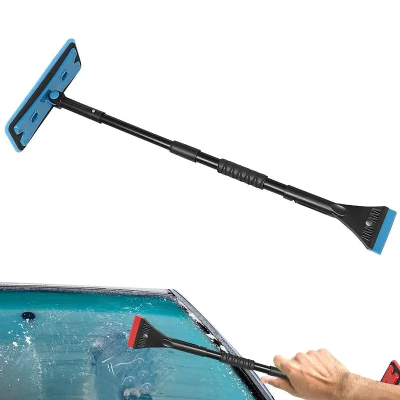 

Extendable Car Ice Scraper Windshield Ice Breaker Snow Remover Cleaning Tool Auto Window Winter Snow Brush Shovel