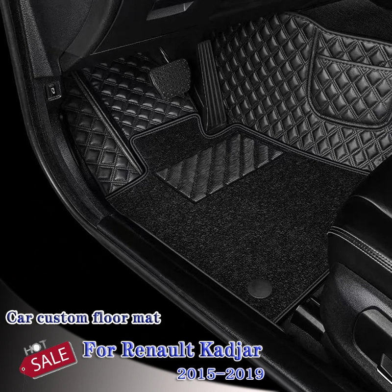 

Автомобильные коврики для Renault Kadjar 2015 2016 2017 2018 2019, кожаные коврики под заказ, коврики для приборной панели, аксессуары для автостайлинга