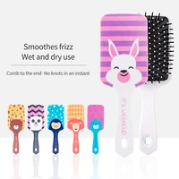 large plate hair comb massage comb high quality women wet hair brush square air cushion comb for curly hair salon accessories