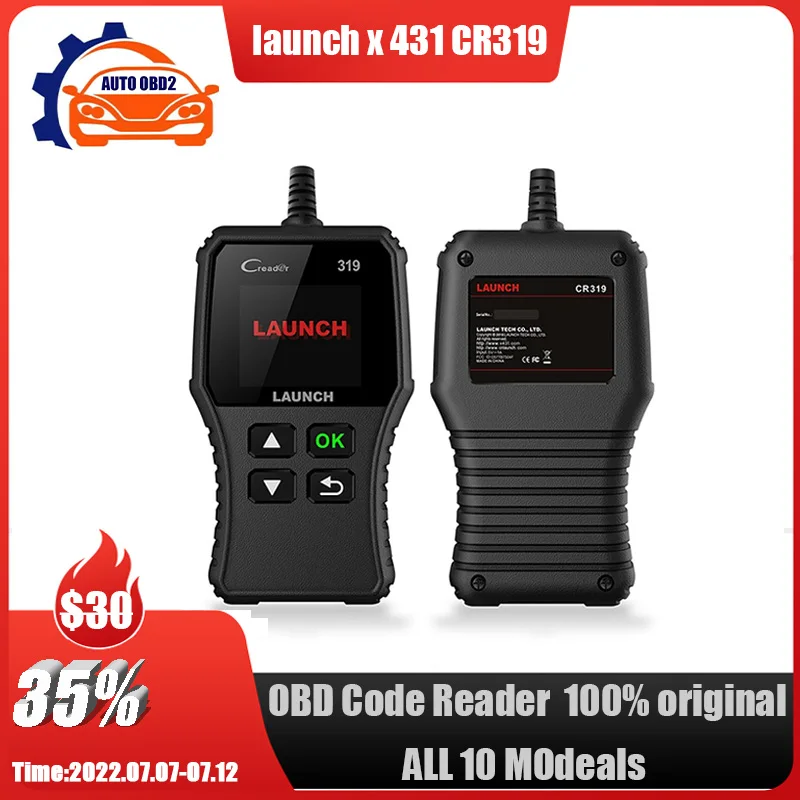 

Launch X431 Creader 319 CR319 Full OBDII&EOBD Function Automotive/CarDiagnostic Tool Launch CR3001 Auto Code Reader OBD2 Scanner