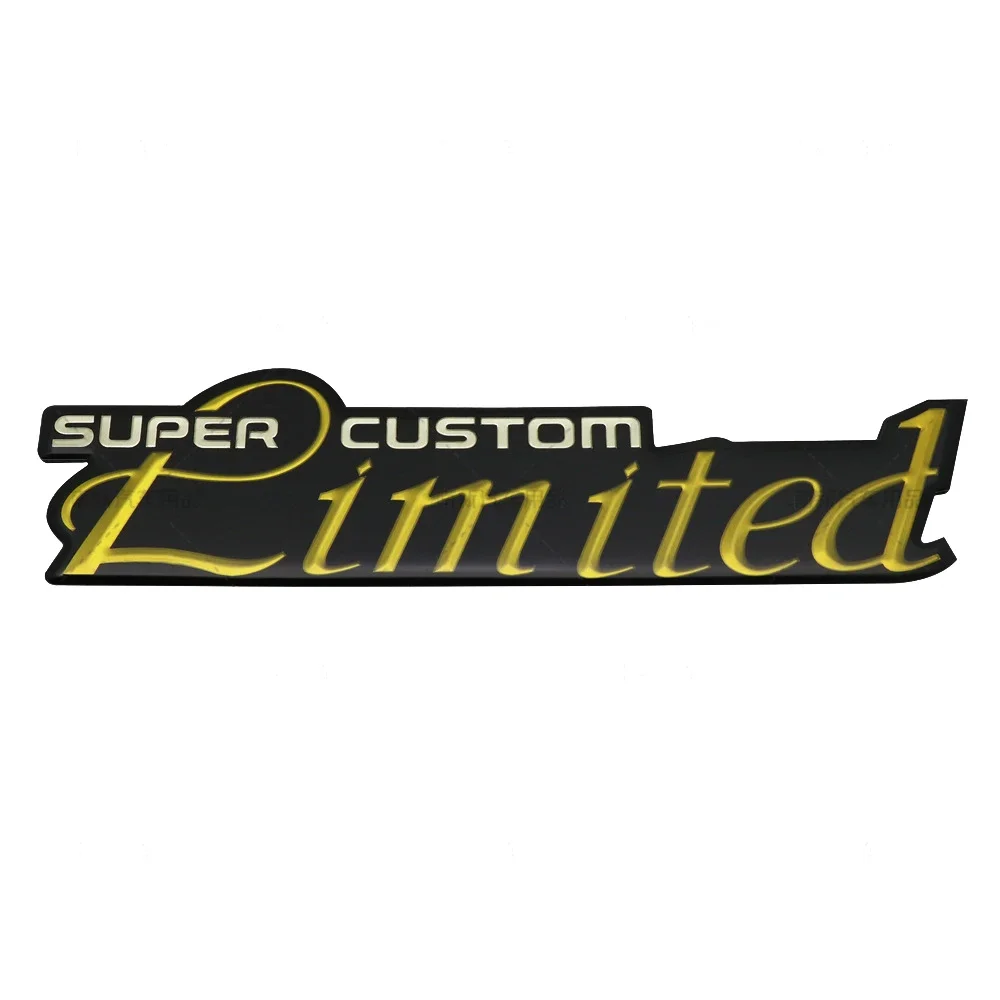Металлическая наклейка на кузов автомобиля супер индивидуальная ограниченная