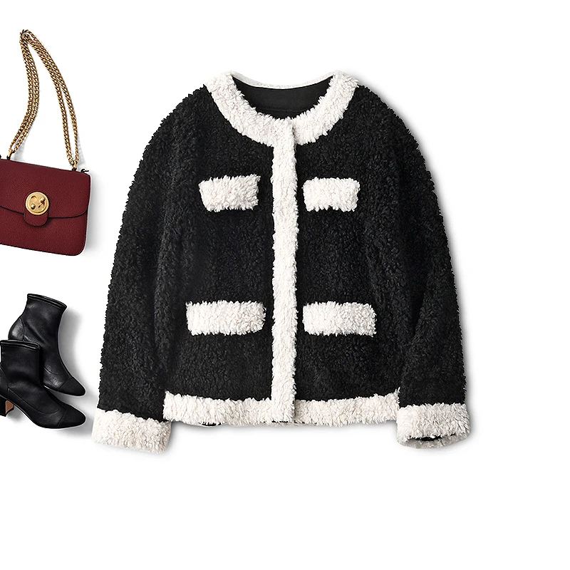 

2022 New Coats and Jackets Women Office Lady Spring/Autumn Outerwear & Coats Jackets Covered Button Wide-waisted