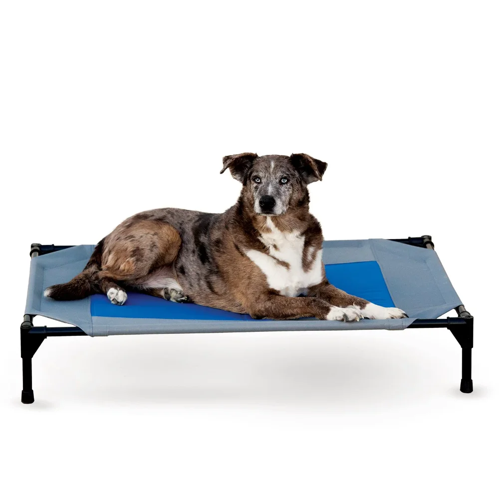 

Coolin' Pet Cot, Large, Gray/Blue Dog Breeding Supplies