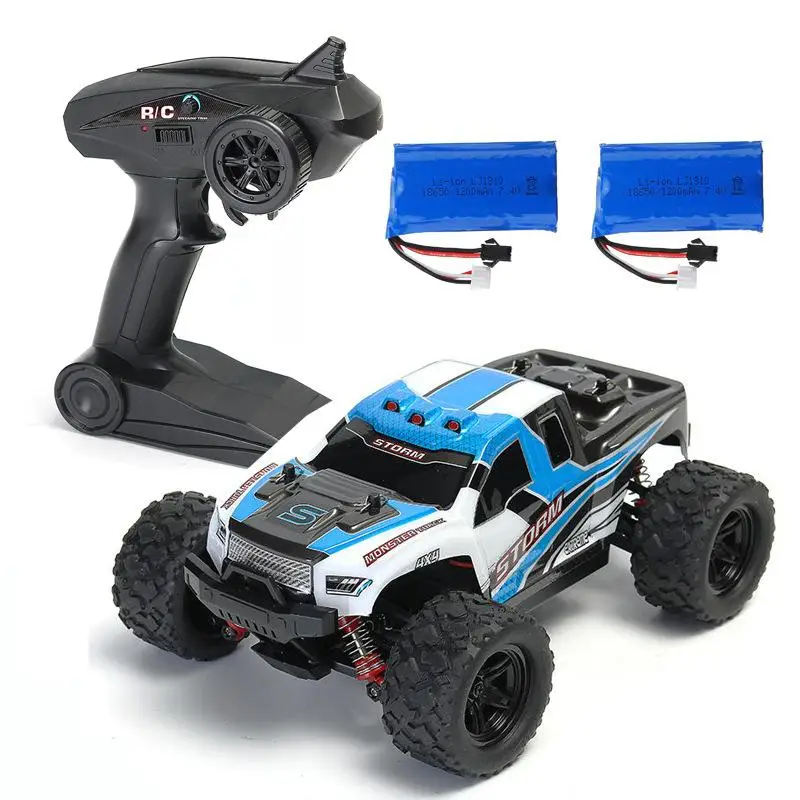 

HS 18301/18302 1/18 2.4G 4WD 40 + MPH High Speed Big Foot RC Racing Car OFF-Road Vehicle Toys