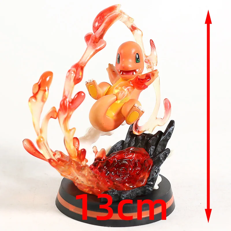 

PVC Pokemon GK Pikachu Charmander Figure Bulbasaur Squirtle Cute Collectible Model Toy 11cm GARAGE KIT Anime Decoration 산리오