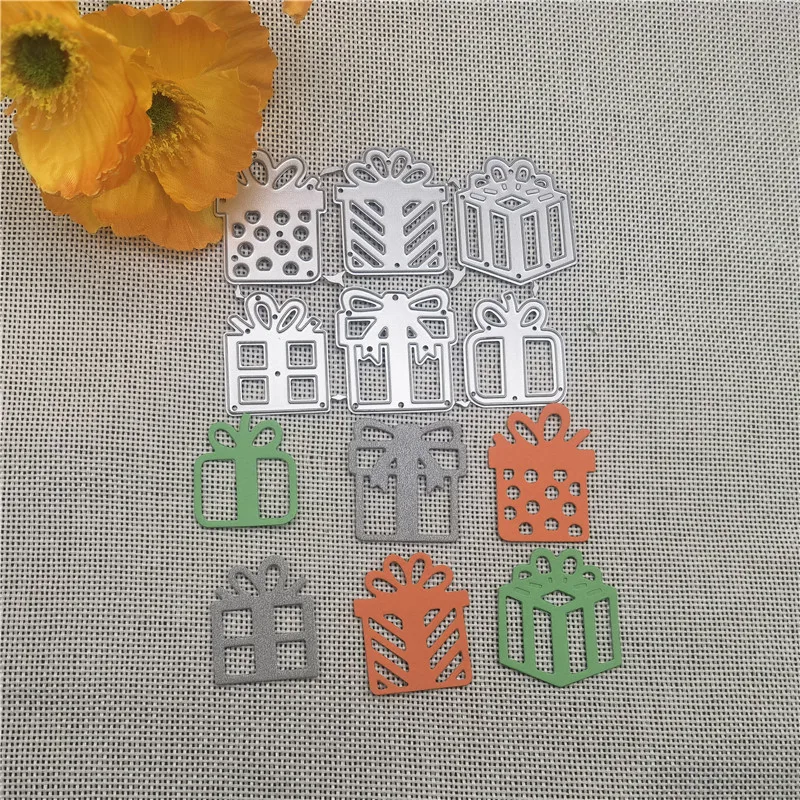 

Красивая подарочная упаковочная коробка вырезанные штампы металлический Трафарет Шаблон для «сделай сам» Скрапбукинг тиснение бумажные поздравительные открытки декоративная форма для альбома