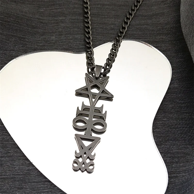 Женское/Мужское ожерелье из нержавеющей стали с подвеской-крестом