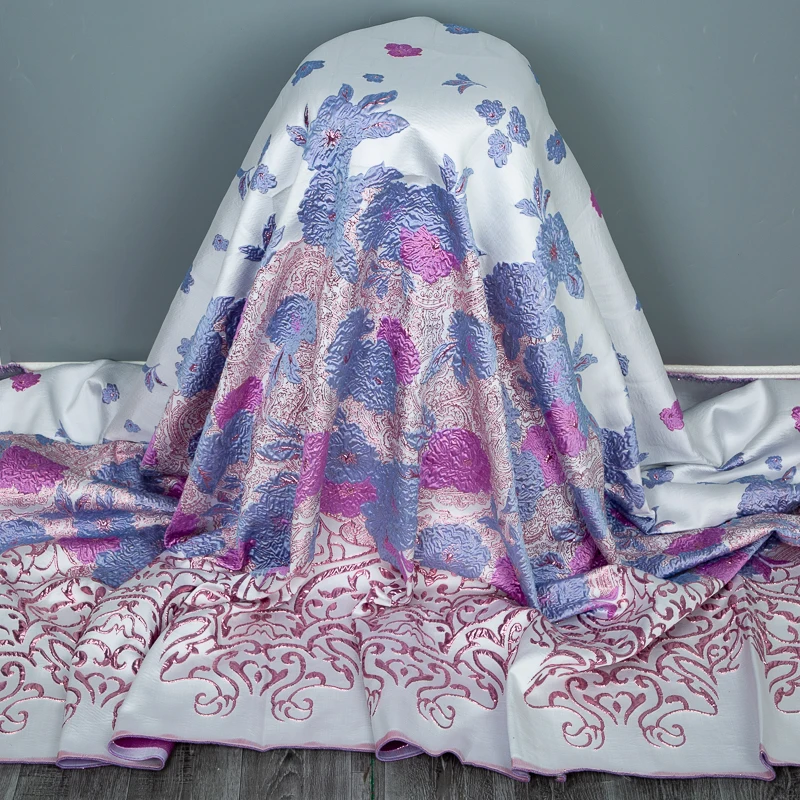 Французская парчовая кружевная ткань из органзы 2023 Высококачественная