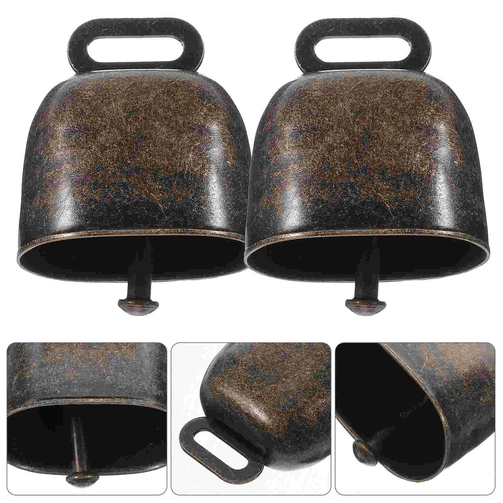 

Multifunctional Sturdy Portable Lightweight Vintage Design Bells Livestock Hanging Bells Iron Hanging Bells