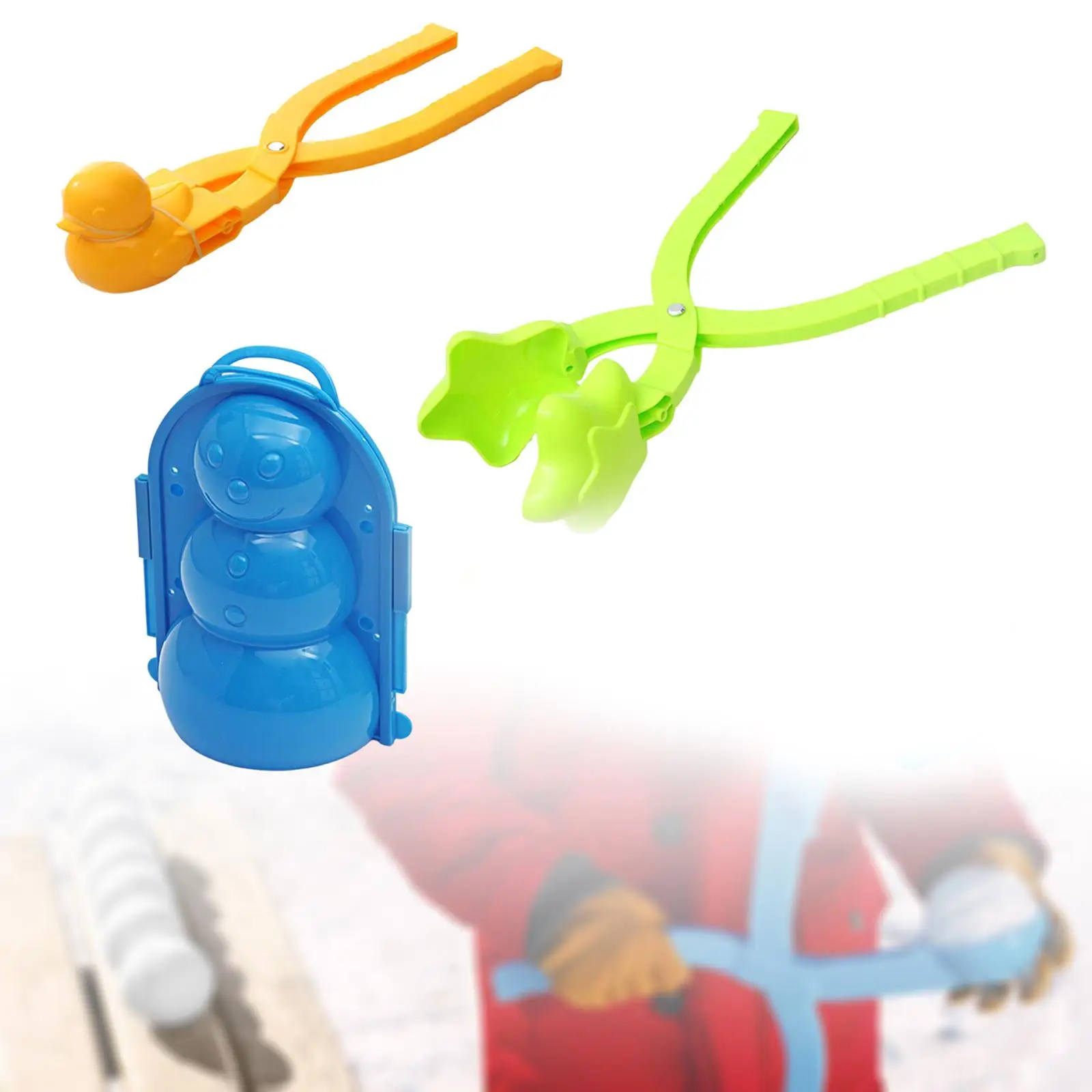 

Snowball Clip Developmental Toy Snow Ball Making Tools for Holiday Outdoor Games